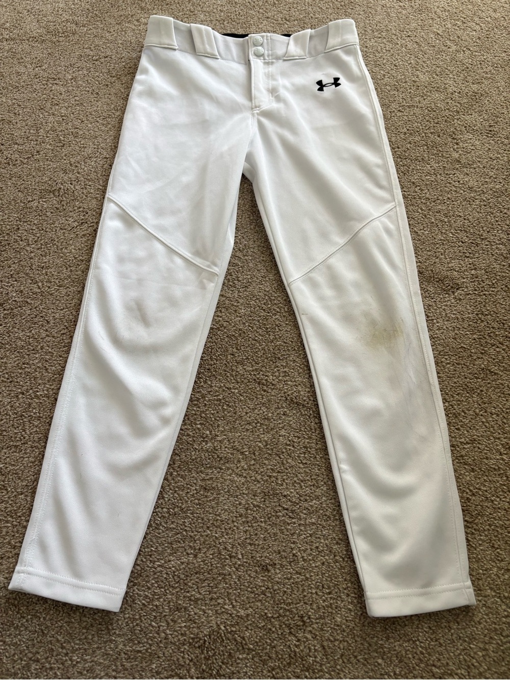 Under Amour Baseball Pants Youth Medium Outdoor Stretch